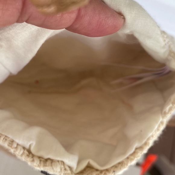 Woven Crossbody Bag Circle Purse Shoulder Bag Toggle‎ Closure Small - Picture 4 of 8